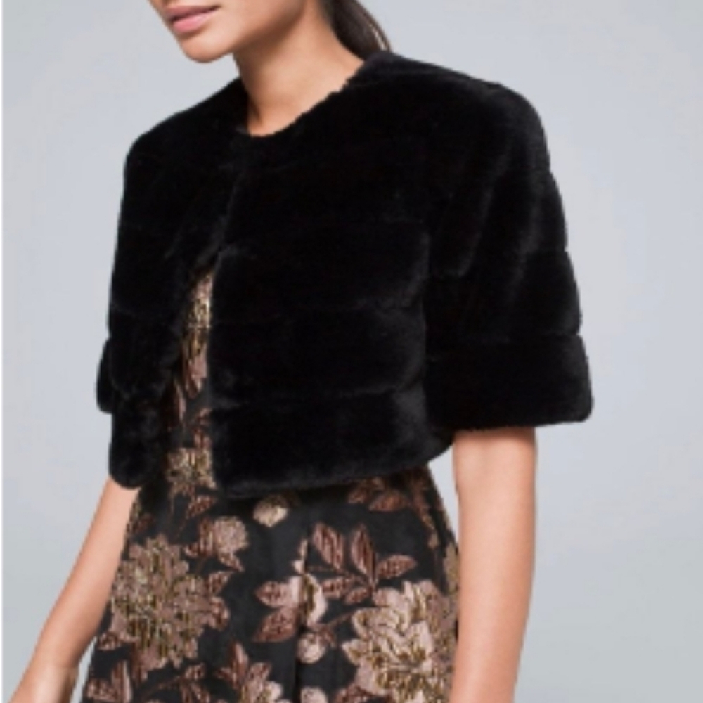 Faux fur bolero